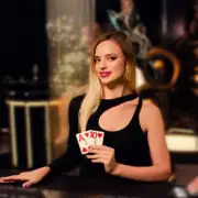 Blackjack Gravity table filmed in a studio