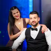 Turkish roulette table hosted by a dealer