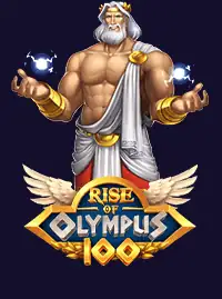 Cover art for the Rise of Olympus 100 slot
